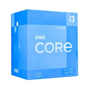 Chíp vi xử lý CPU Intel Core i3 12100F Box (3.30 Up to 4.30GHz | 12MB | 4C 8T | Socket 1700 | Alder Lake | No GPU | 58W) box hãng full VAT